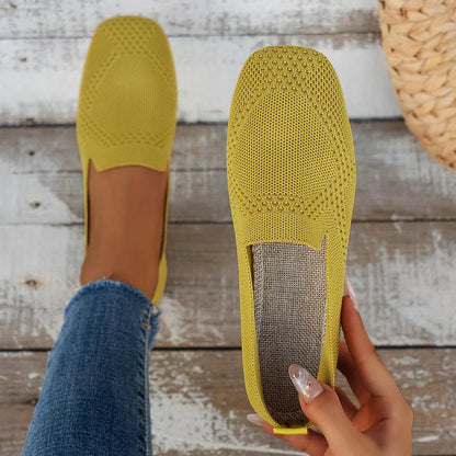 Theodora | Refined Comfortable Orthopedic Shoes — Yellow — Alfa Empire, view 7