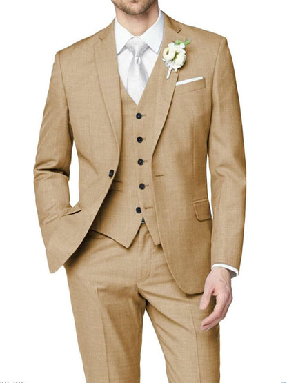 Tommy | Casual Tailored Fit Single Breasted Suit — Brown — Alfa Empire, view 5