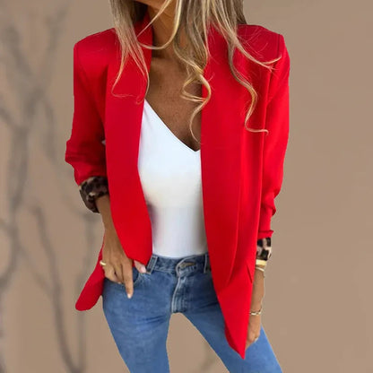Valeria - Refined Leopard Print Sleeve Cardigan — Alfa Empire, view 6