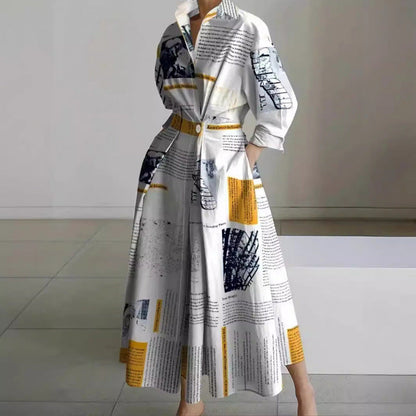 Vienna | Refined Front Wrap Collared Maxi Dress — Alfa Empire, view 1