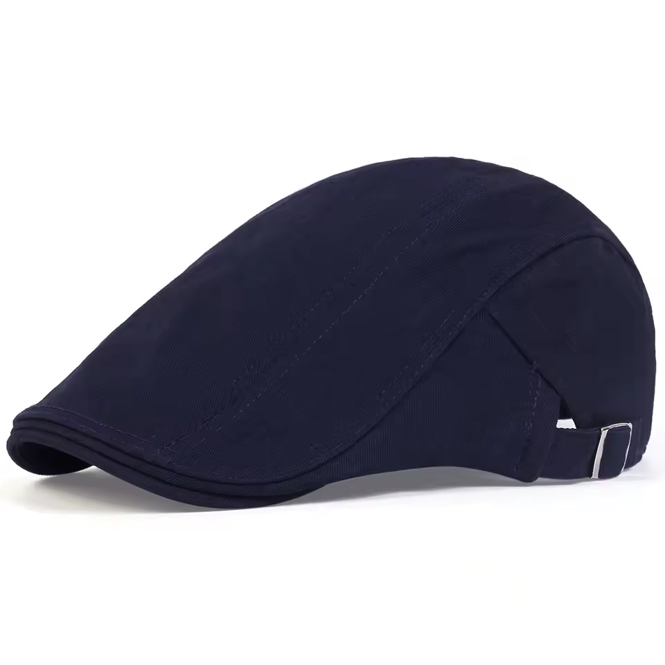 Walter | Classic Outdoor Flat Cap — Denim Blue — Alfa Empire, view 7