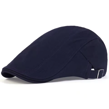 Walter | Classic Outdoor Flat Cap — Denim Blue — Alfa Empire, view 7