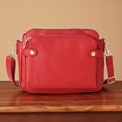 Wendy | Classic Shoulder Bag — Red — Alfa Empire, view 6