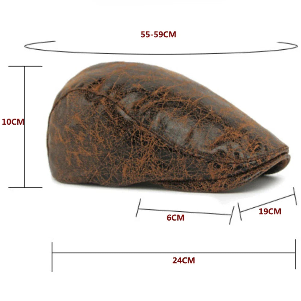 Westin | Vintage Distressed Retro Flat Cap — Alfa Empire, view 8