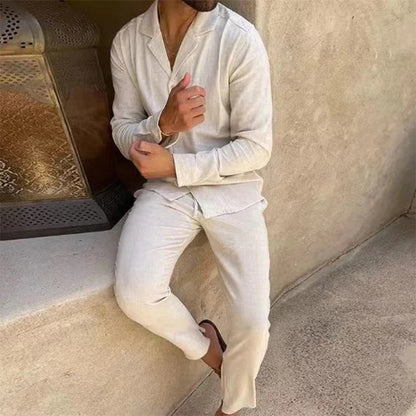 Westley | Timeless Long Sleeve and Fitted Pant Set — Alfa Empire, view 2