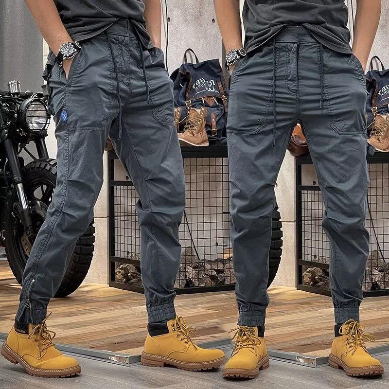 Wilfred | Cargo Multi Pockets Pants — Charcoal Gray — Alfa Empire, view 1