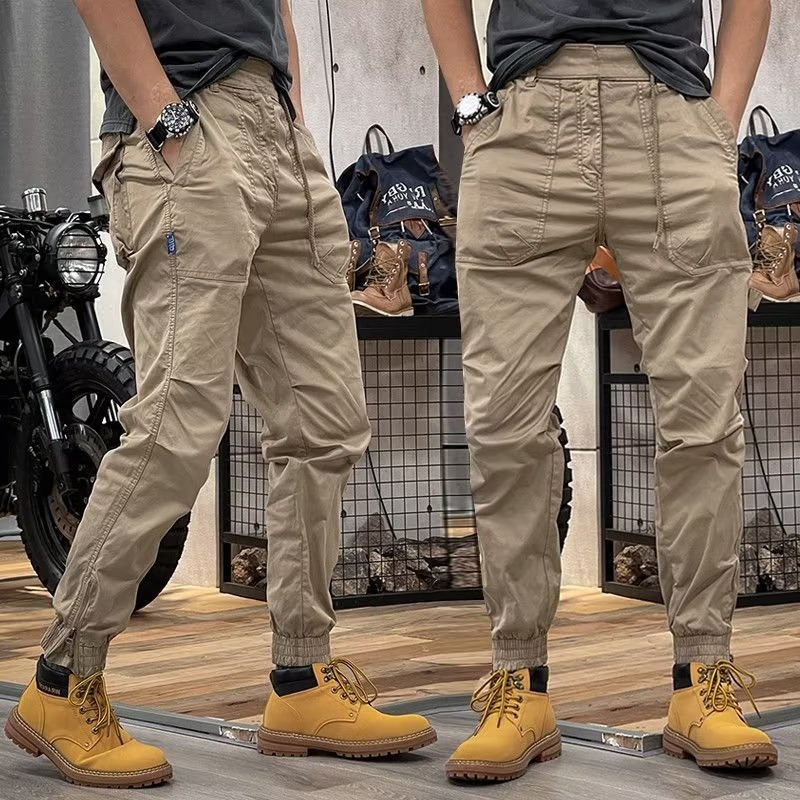 Wilfred | Cargo Multi Pockets Pants — Khaki — Alfa Empire, view 2