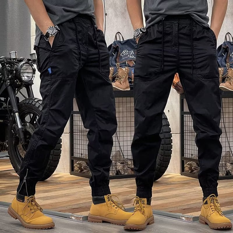 Wilfred | Cargo Multi Pockets Pants — Black — Alfa Empire, view 3