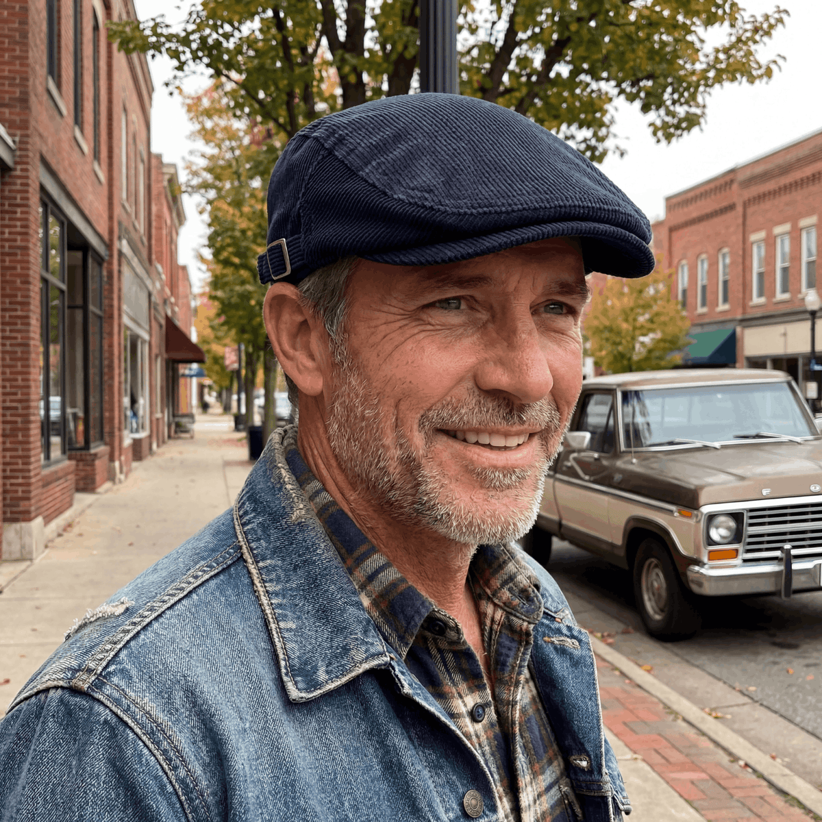 William | Classic Corduroy Flat Cap — Alfa Empire, view 2