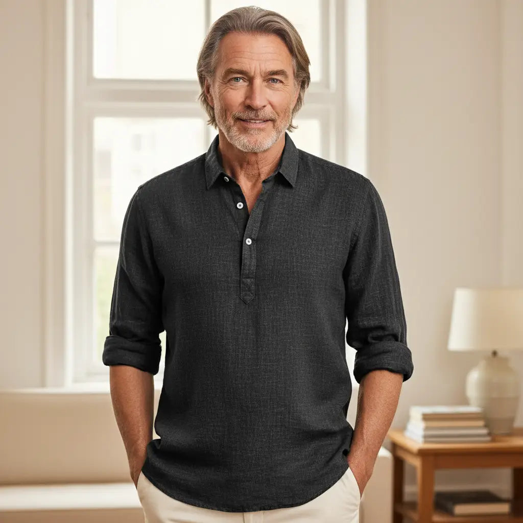 William | Classic Button-Up Summer Shirt — Alfa Empire, view 1