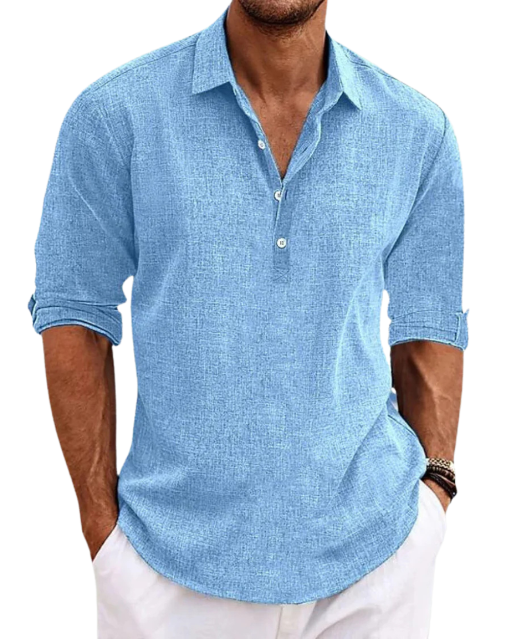 William | Classic Button-Up Summer Shirt — Alfa Empire, view 2