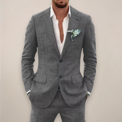 William | Modern Tailored Two-Piece Suit — Grey — Alfa Empire, view 6