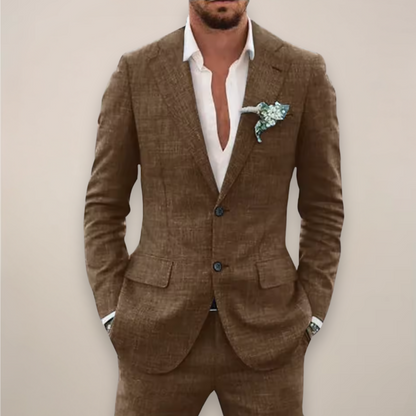 William | Modern Tailored Two-Piece Suit — Brown — Alfa Empire, view 8
