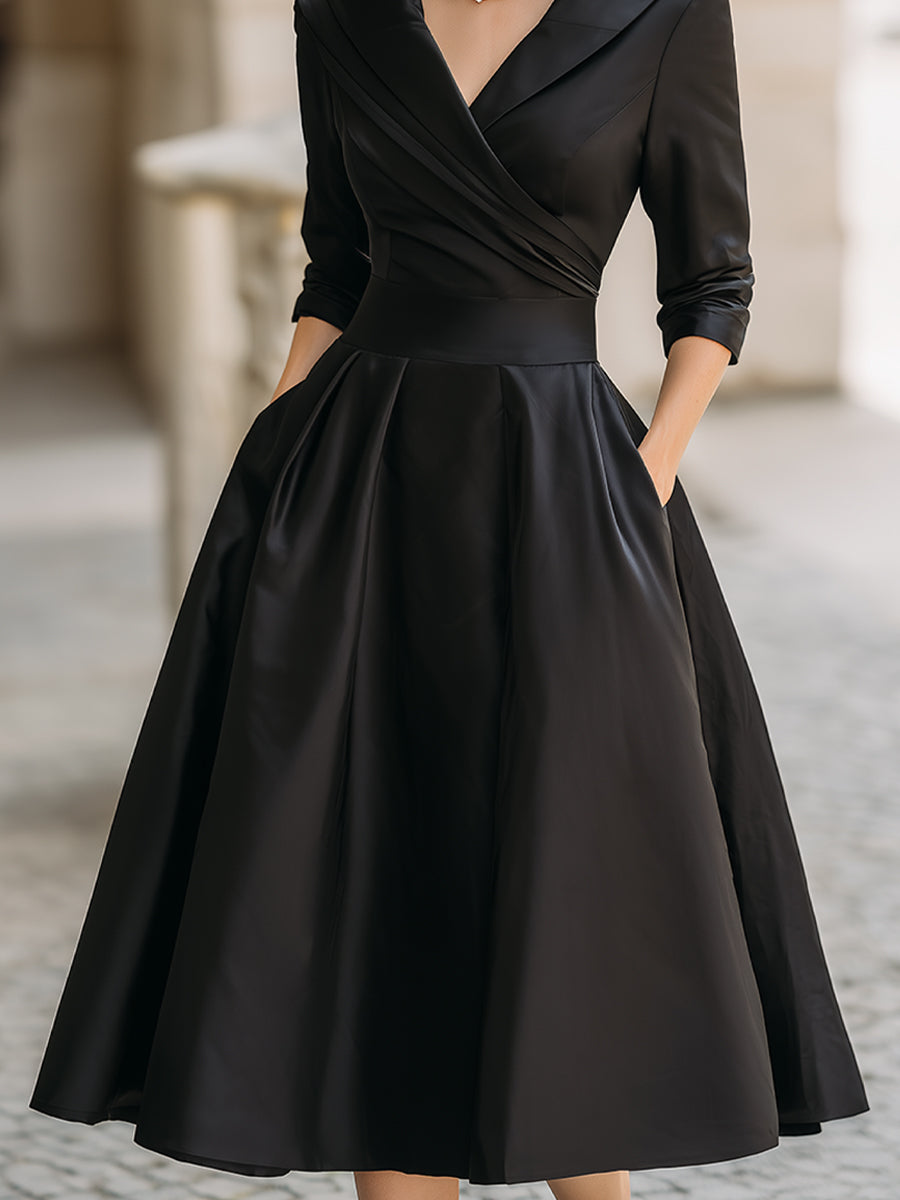 Willow | Refined Holiday Long Dress — Alfa Empire, view 3