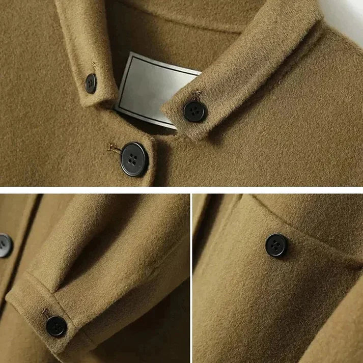 Women's Button-Front Long Jacket with Pockets — Alfa Empire, view 7