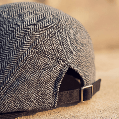 Zandro | Classic Textured Flat Cap — Alfa Empire, view 4