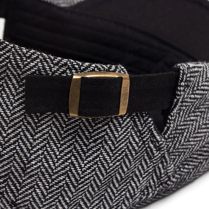 Zandro | Classic Textured Flat Cap — Alfa Empire, view 9