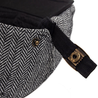 Zandro | Classic Textured Flat Cap — Alfa Empire, view 10