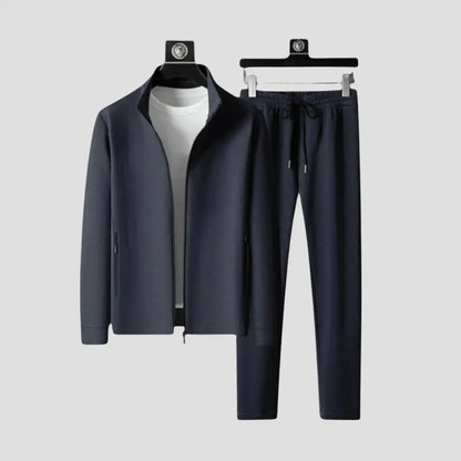 Men's Tracksuit Set Stretch Lycra Slim Fit Casual Wear