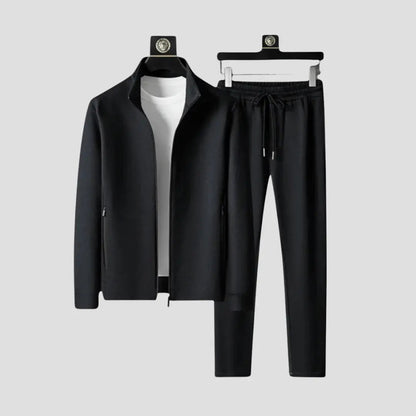 Men's Tracksuit Set Stretch Lycra Slim Fit Casual Wear