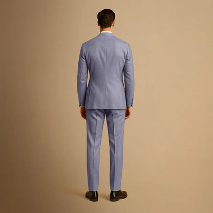 Men's Slim Fit Suit Lightweight Two Piece for Weddings and Formal Events