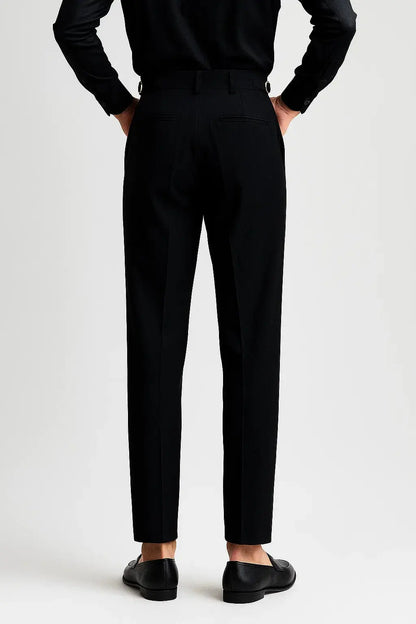 Men's Trousers Modern Fit Elegant with Folds