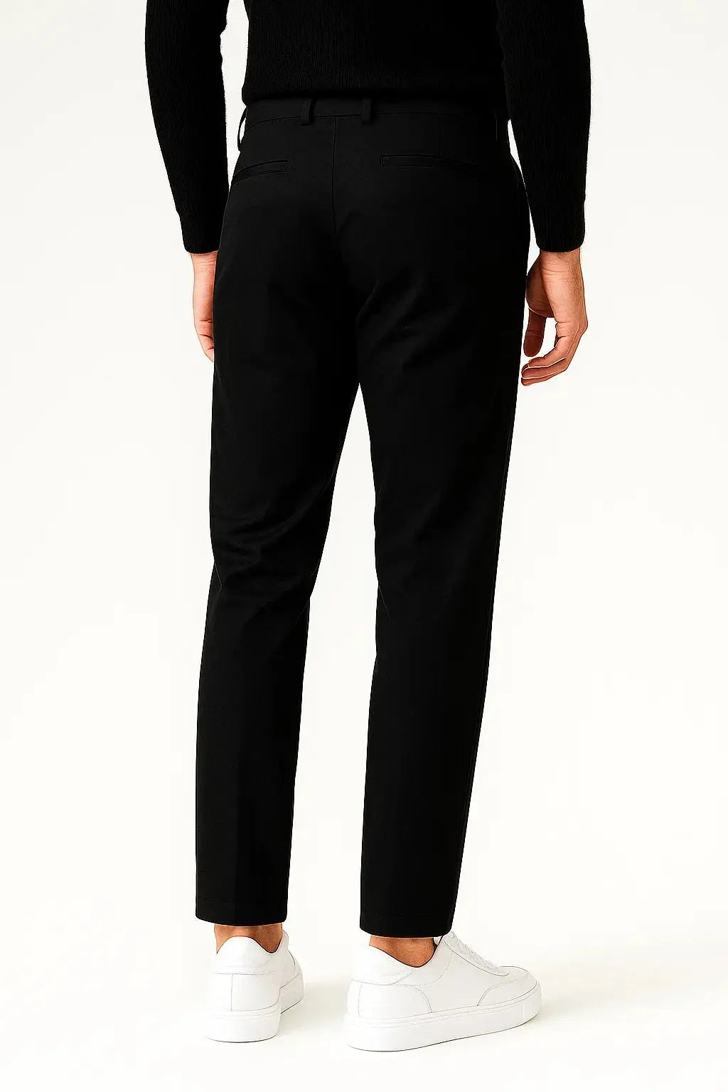 Men's Chino Pants Khaki Stretch Straight Fit