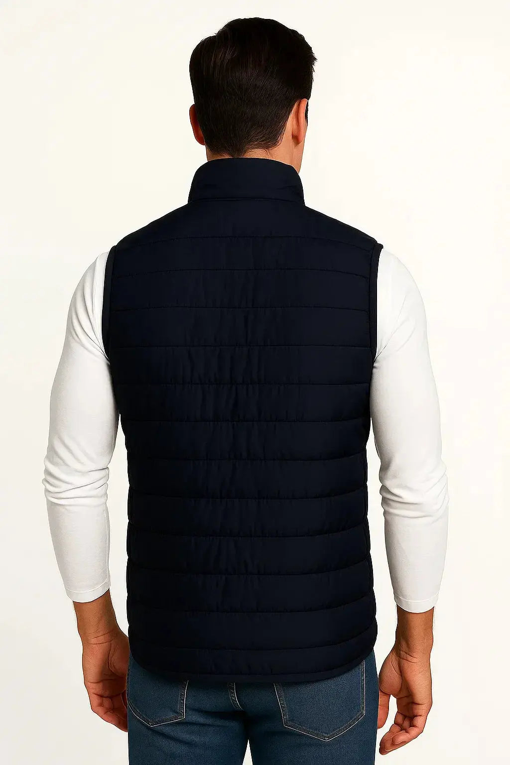 Men's Puffer Vest Sleeveless Winter Jacket