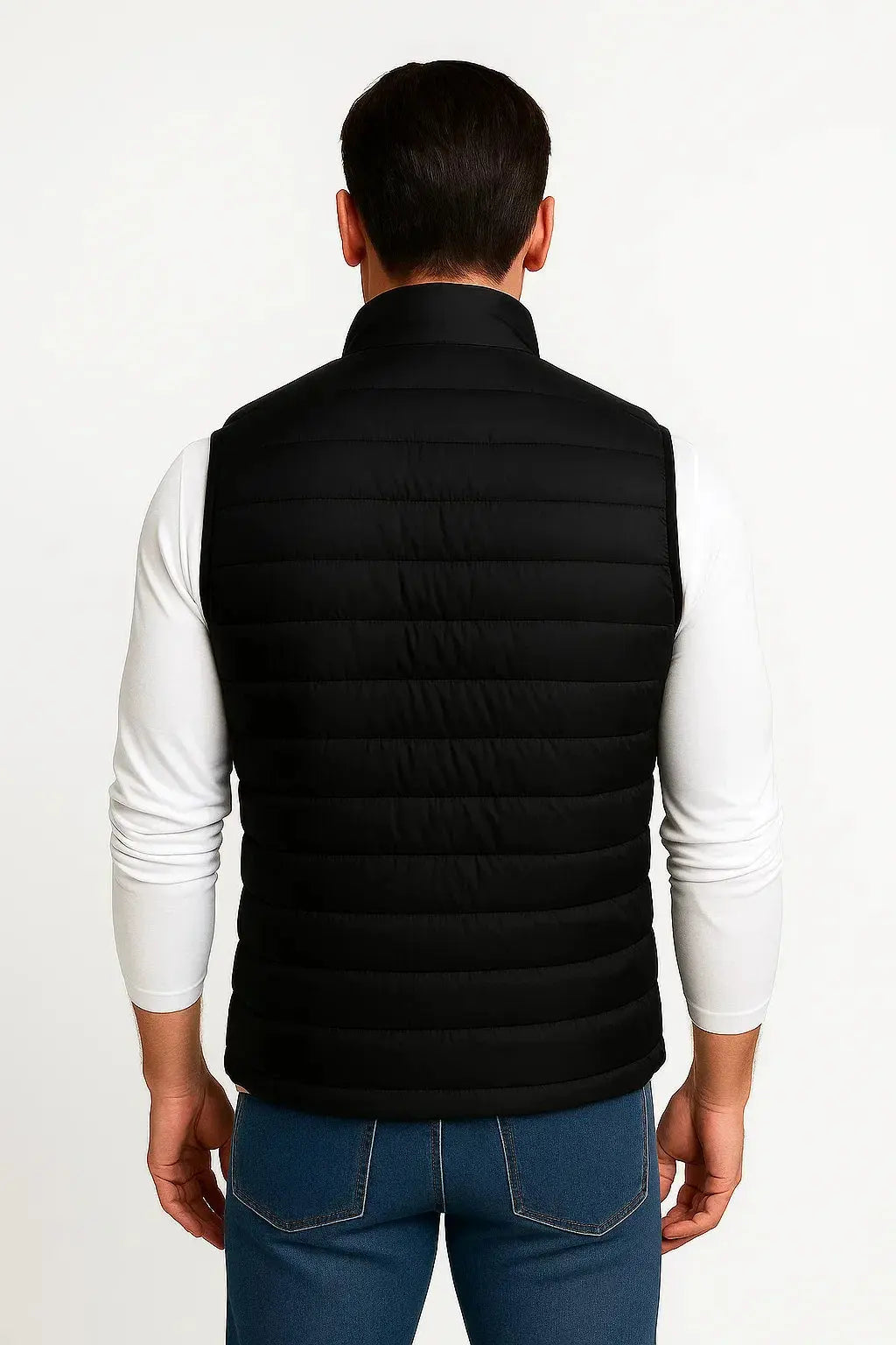 Men's Puffer Vest Sleeveless Winter Jacket