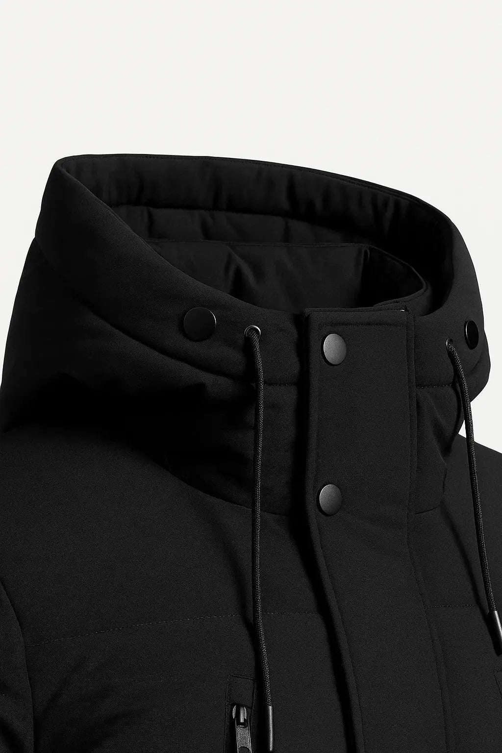 Men's Waterproof Puffer Jacket Insulated Black