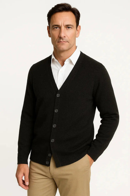 Men's Cardigan V-Neck Classic Knitwear
