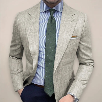 Men’s Tailored Everyday Blazer – Smart Lightweight Jacket for Work or Dinner