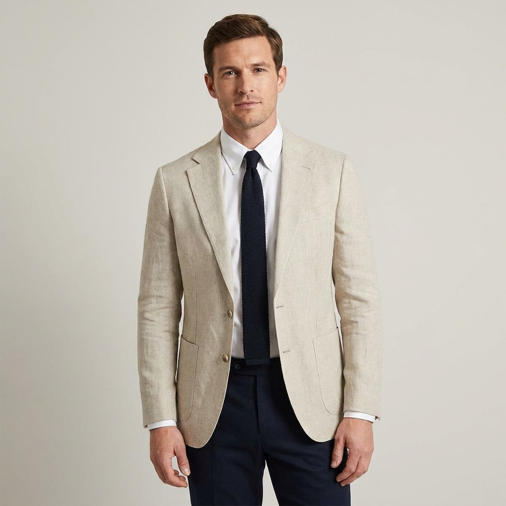 Men’s Tailored Everyday Blazer – Smart Lightweight Jacket for Work or Dinner