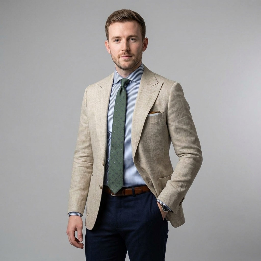 Men’s Tailored Everyday Blazer – Smart Lightweight Jacket for Work or Dinner