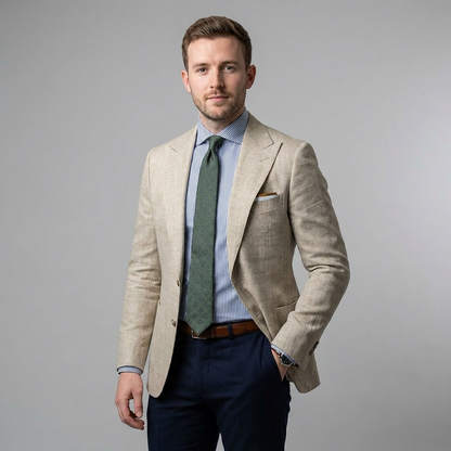 Men’s Tailored Everyday Blazer – Smart Lightweight Jacket for Work or Dinner