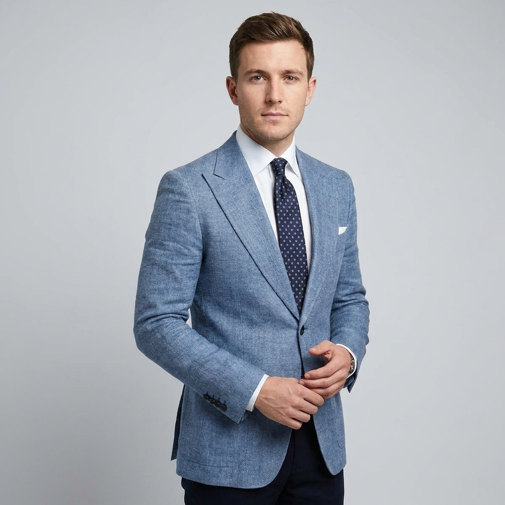 Men’s Tailored Everyday Blazer – Smart Lightweight Jacket for Work or Dinner