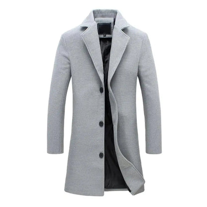 Full-Length Winter Overcoat For Men