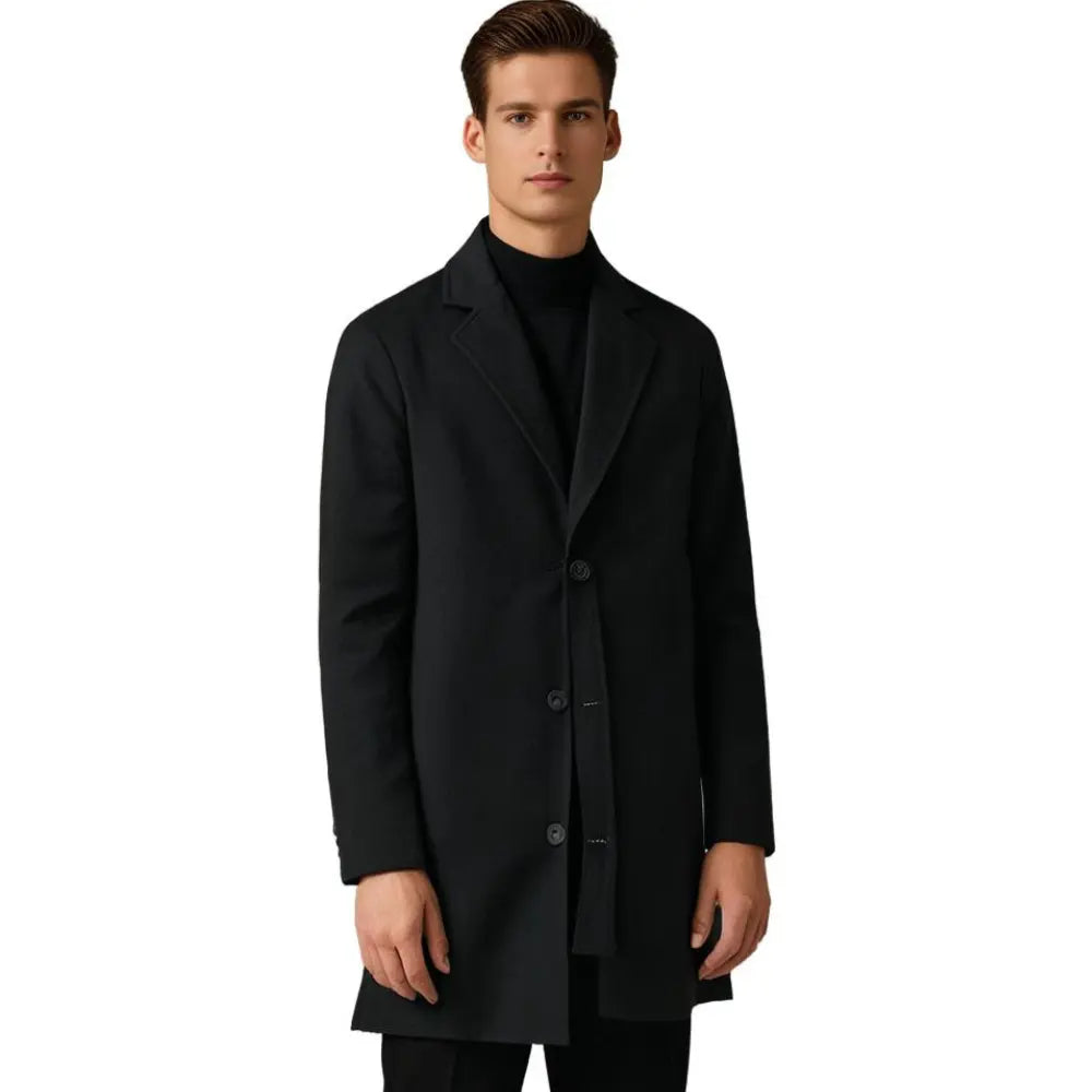 Full-Length Winter Overcoat For Men