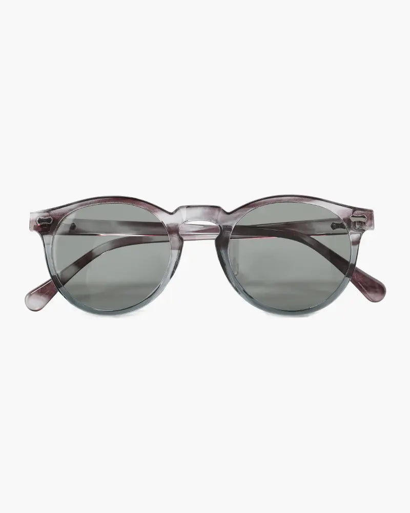 Retro Round Sunglasses for Men with UV Protection Black