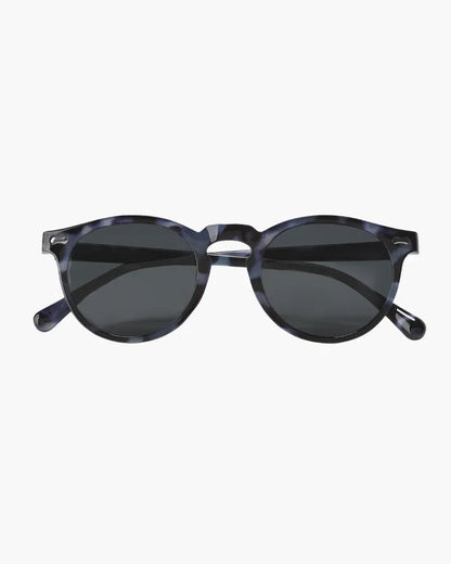Retro Round Sunglasses for Men with UV Protection Black