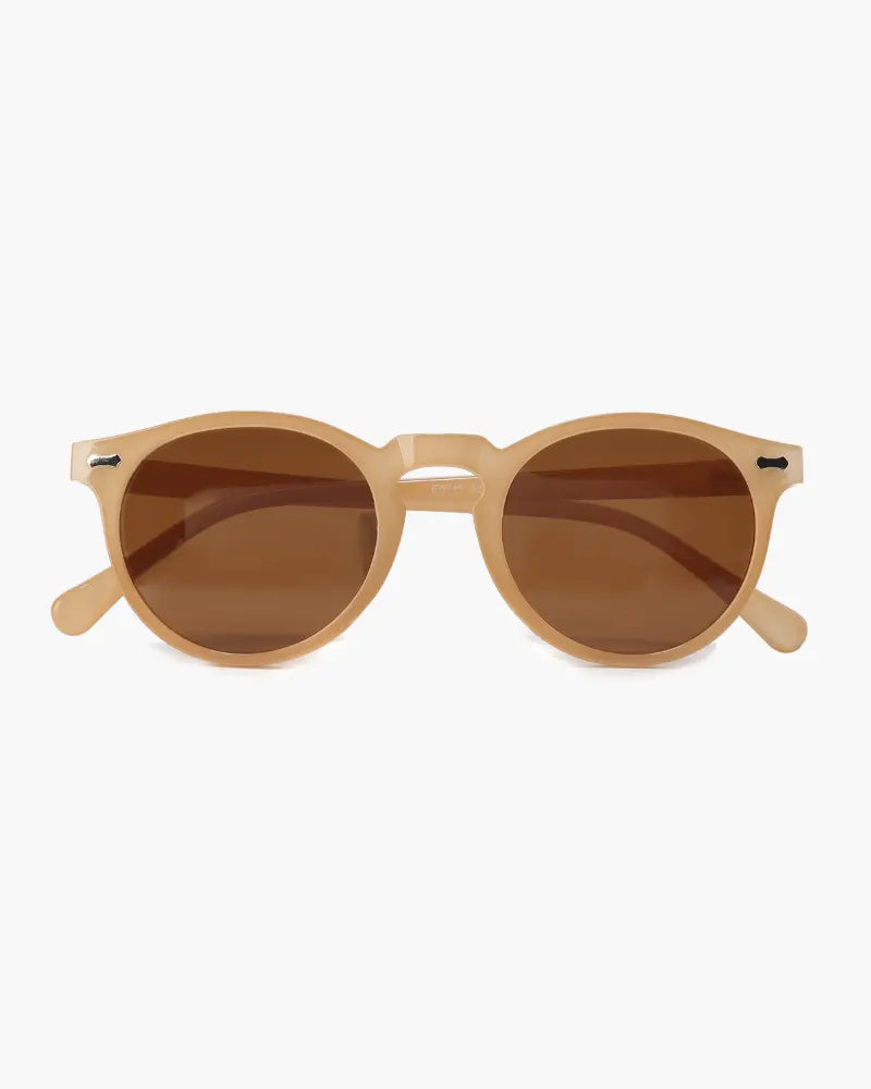 Retro Round Sunglasses for Men with UV Protection Black
