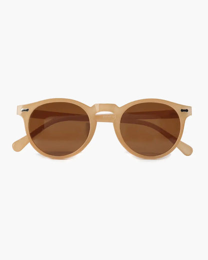 Retro Round Sunglasses for Men with UV Protection Black
