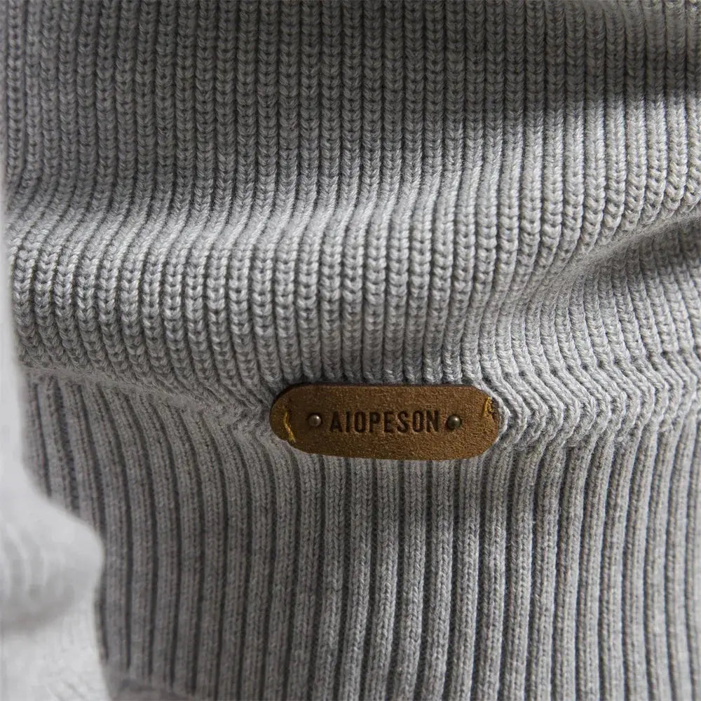Men's Half Zip Jumper – Classic Knitted Style