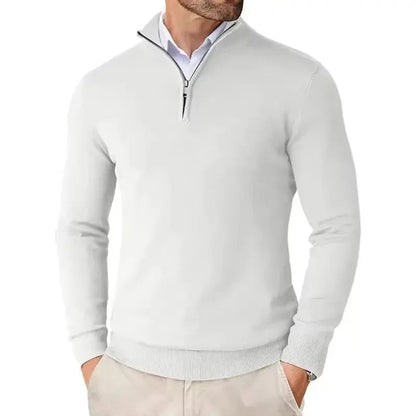 Men's Slim Fit Quarter Zip Sweater