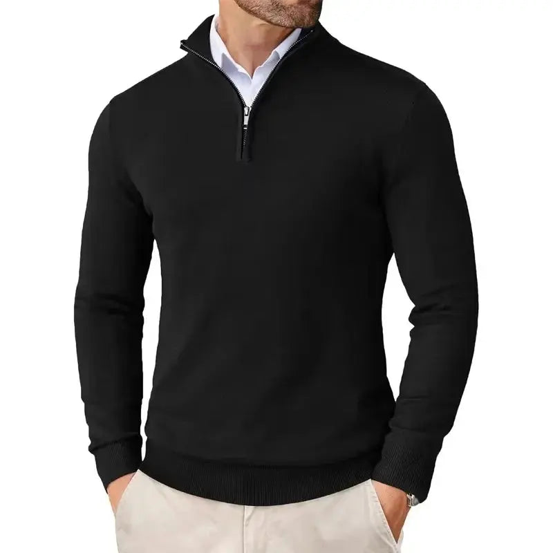 Men's Classic Half-Zip Sweater