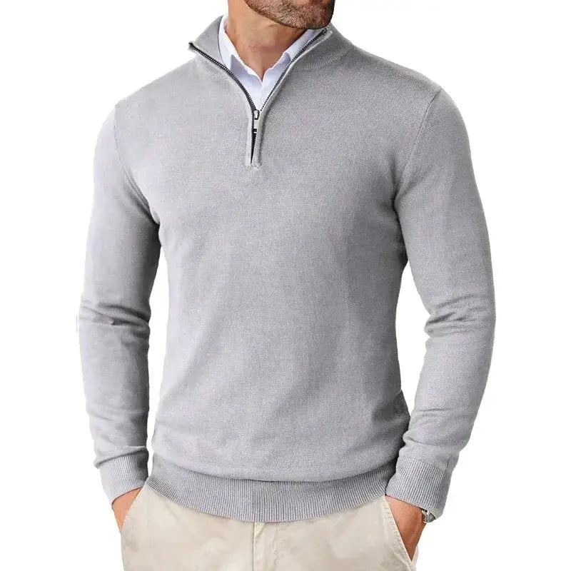 Men's Classic Half-Zip Sweater