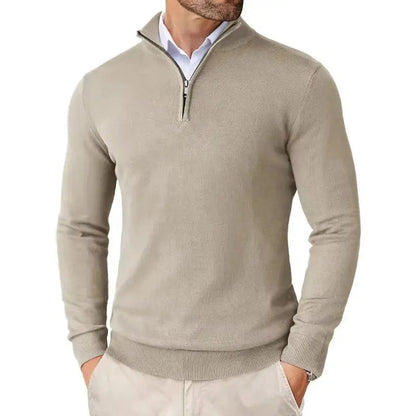 Men's Classic Half-Zip Sweater