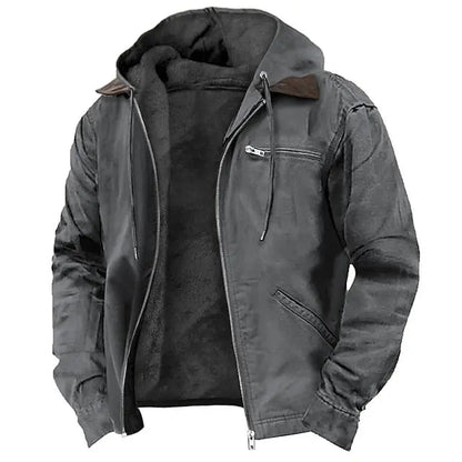 Men’s Lined Hooded Winter Jacket