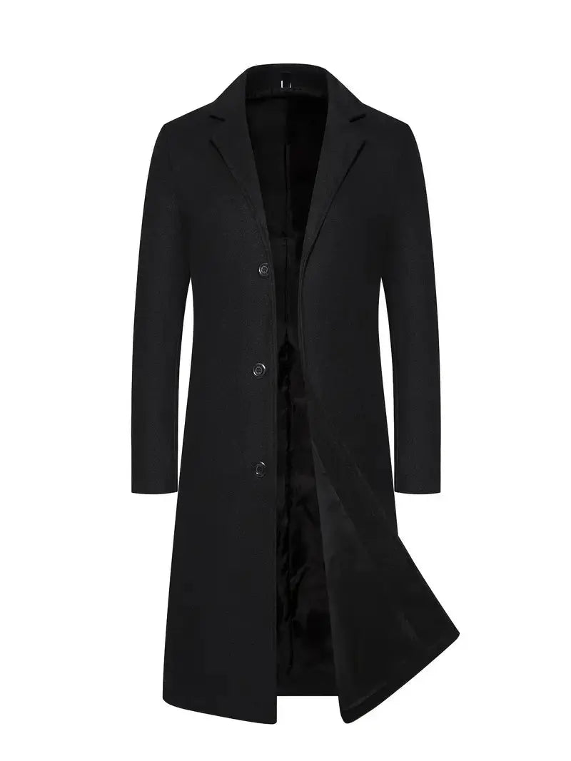 Men’s Classic Long Overcoat