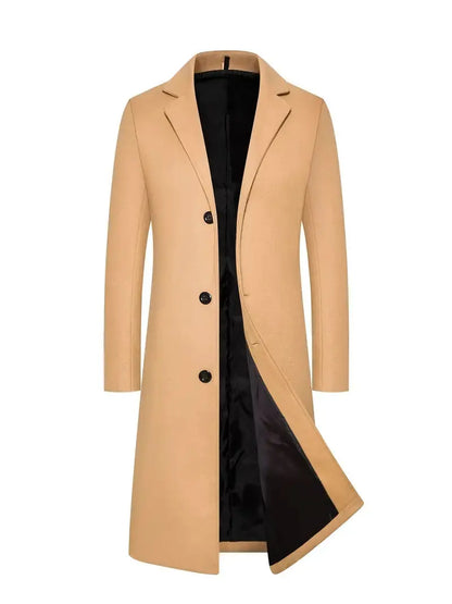 Men’s Classic Long Overcoat